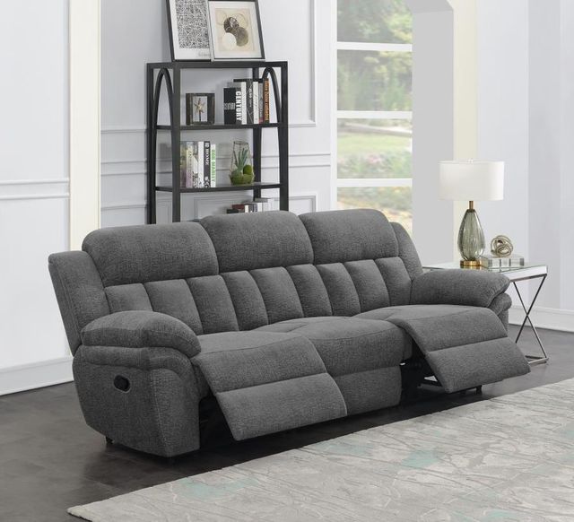 Coaster® Bahrain Charcoal Motion Sofa-1