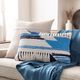 Surya Merdo Sky Blue 22"x14" Toss Pillow with Polyester Insert-4