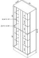 Coaster® Cabra White Display Cabinet-3