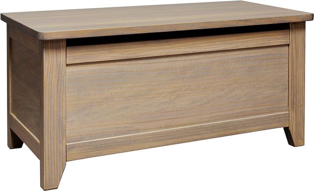 Mako Wood Furniture Youth Collection Pine 38" Blanket Box-0