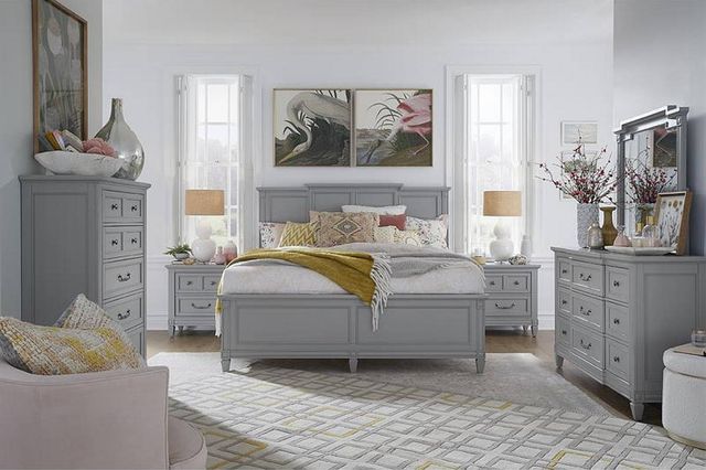 Magnussen Home® Glenbrook Pebble King Wall Panel Bed-1