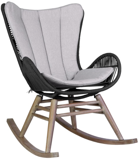 Charcoal rocking chair sale