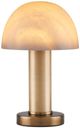 Currey & Company La Gravite Brass/Natural Mini Table Lamp-1