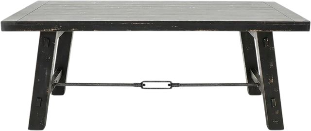 Sunny Designs™ Marina Black Sand Dining Table with Turnbuckle-2