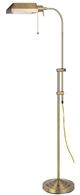 Cal® Lighting & Accessories Pharmacy Antique Brass Floor Lamp with Adjust Pole-1