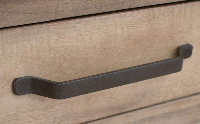 International Furniture Direct Natural Parota Brown End Table-2
