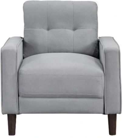 Coaster® Bowen 3-Piece Gray Upholstered Track Arm Tufted Seating Set-3