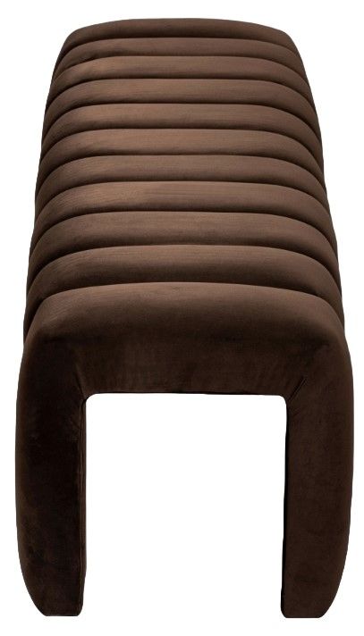 Meridian Furniture Andaz Brown Accent Bench-2