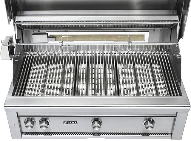 LYNX® Professional 3-Burner Desert Sage Built-In Liquid Propane Grill with All Ceramic Burners and Rotisserie-3