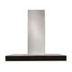 Best® Ispira 36" Stainless Steel with Black Glass Wall Mounted Range Hood-0