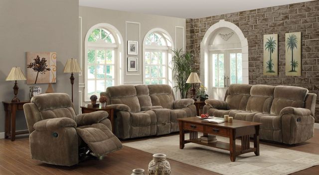 Coaster® Myleene 2-Piece Mocha Reclining Seating Set-0