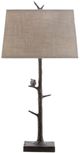 Surya Weber Bronze /Hand Finished Metallic Table Lamp-0
