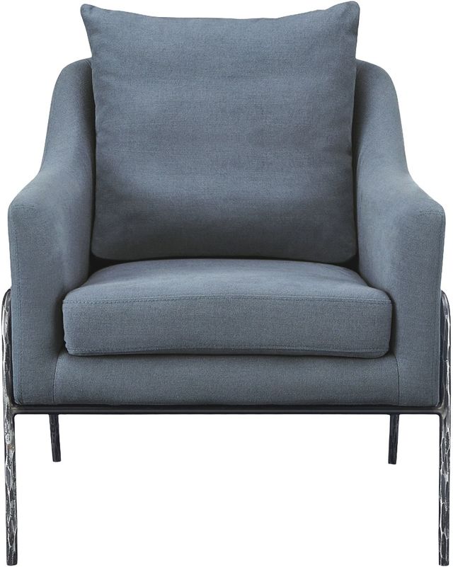 Moe's Home Collection Archer Slate Blue Accent Chair-1