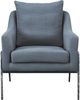 Moe's Home Collection Archer Slate Blue Accent Chair-1