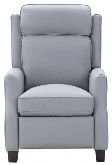 BarcaLounger® Nixon Corbett Chromium Leather Manual Recliner-3
