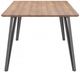 Zuo® Modern Perpignan Brown Dining Table with Silve Metal Legs-2