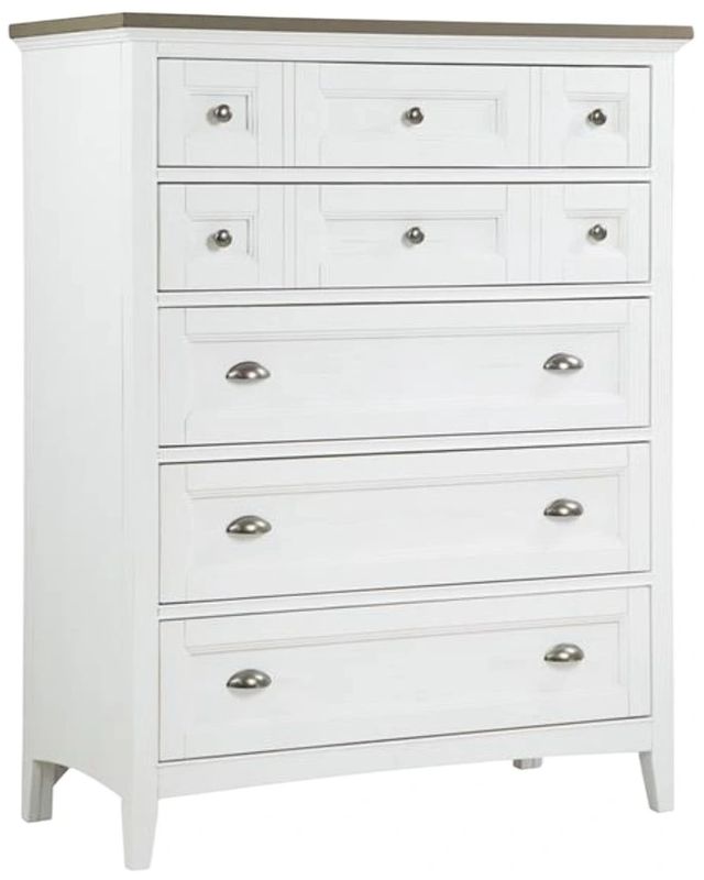 Magnussen Home® Heron Cove Chalk White/Dovetail Gray Chest-0