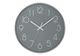 Monarch Specialties Inc. Grey 12" Analog Wall Clock with White Numbers-0