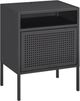 Elements International Ember Gray Nightstand-0
