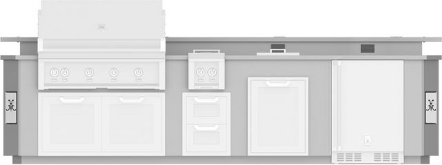 Hestan® GE Series 12' Stainless Steel Outdoor Living Suite