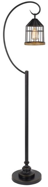 Cal® Lighting & Accessories Valparaiso Dark Bronze Floor Lamp-1