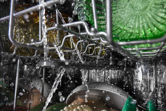 KitchenAid® 24" White Front Control Built-In Dishwasher with Third Level Utensil Rack and 30+ Total Wash Jets-2