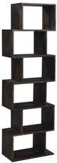 Porter International Designs Fall River Gray 6-Tier Bookcase-0
