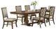 Elements International Phillipe 7-Piece Cherry Standard Height Dining Set-0