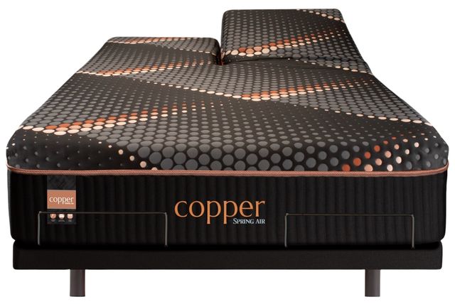 Copper by Spring Air® 13.5" Hybrid Medium Split Top King Mattress-3
