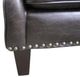 Porter International Designs Wrangler Espresso Accent Chair-5