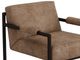 International Furniture Direct Galena Black/Light Brown Accent Chair-1