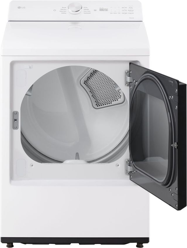 LG 7.3 Cu. Ft. Alpine White Front Load Gas Dryer -12