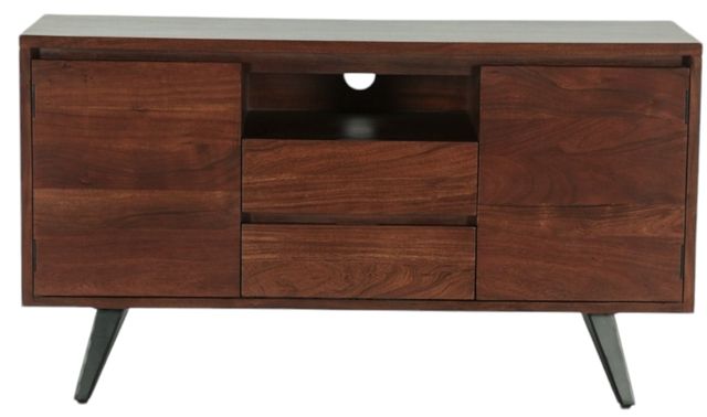 Home Trends & Design Kennedy Walnut Media Cabinet-1