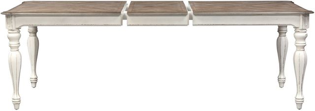 Liberty Furniture Magnolia Manor 7-Piece Antique White/Weathered Bark Optional Dining Set-2