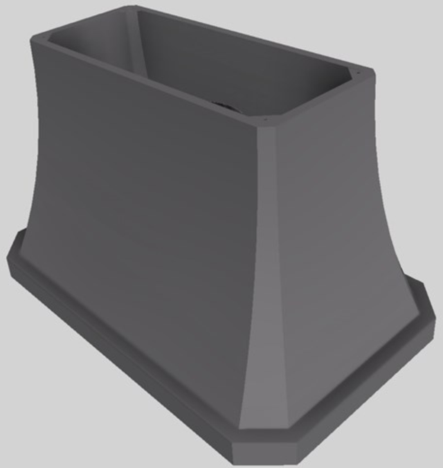 Vent-A-Hood® Designer Series 48" Gunsmoke Island Range Hood-3