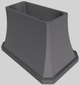 Vent-A-Hood® Designer Series 48" Gunsmoke Island Range Hood-3