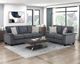 Homelegance® Chelsea Dark Gray Loveseat-1