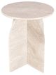 Crestview Collection Florence Cream/Ivory Side Table-0
