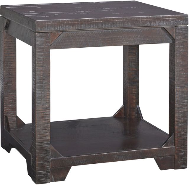 Signature Design by Ashley® Rogness 3-Piece Rustic Brown Living Room Table Set-1
