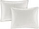 Olliix by 510 Design Otto Grey Full/Queen 3 Piece Reversible Coverlet Set-1