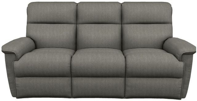La-Z-Boy® Jay Flannel Power Reclining Sofa with Headrest and Lumbar-1