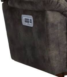 La-Z-Boy® Joel Smoke Power Wall Recliner with Headrest and Lumbar-2