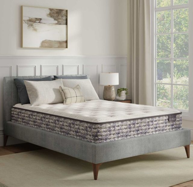 King Koil® Scott Living Elia 12" Wrapped Coil Medium Tight Top Queen Mattress-1