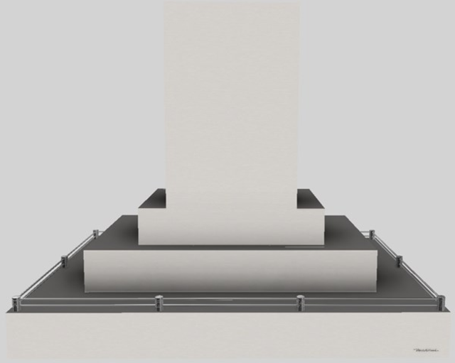 Vent-A-Hood® 42" Stainless Steel Contemporary Island Range Hood