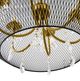 YHD Baron Antique Brass/Matte Black 6-Light Chandelier-4