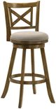 Armen Living Kodi 2-Piece Sepia Brown/Static Gray Barstool Set-0