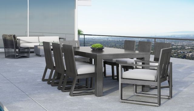 Sunset West Redondo Slate Metal Outdoor Extension Table-4