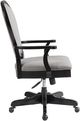 Riverside Furniture Clinton Hill Kohl Black Round Back Upholstered Desk Chair-1