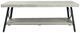 Emerald Home Chandler Light Gray Cocktail Table with Steel Gray Base-3