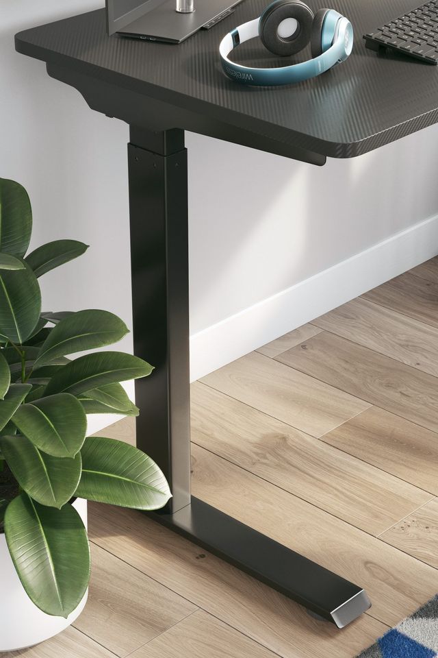 Signature Design by Ashley® Lynxtyn Black 29" Adjustable Height Office Desk-4